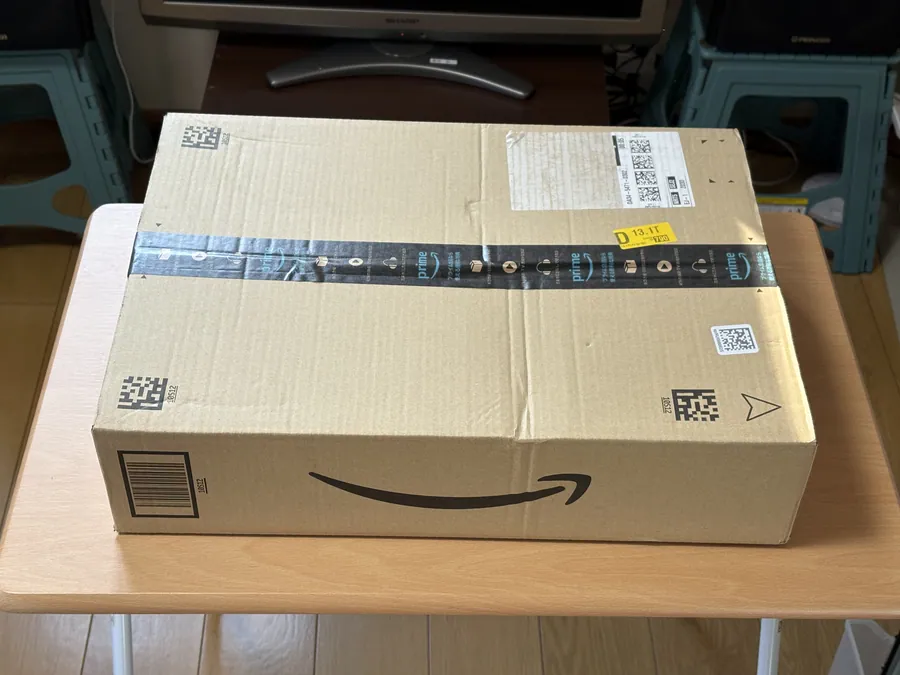 Amazonの梱包箱